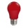 LED lamp A50 E27/4,9W/230V rood