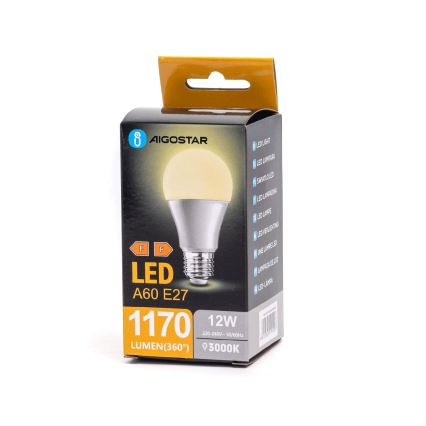 LED Lamp A60 E27/12W/230V 3000K - Aigostar