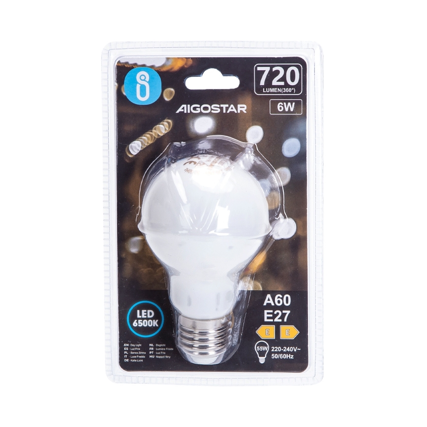 LED-lamp A60 E27/6W/230V 6500K 330° - Aigostar