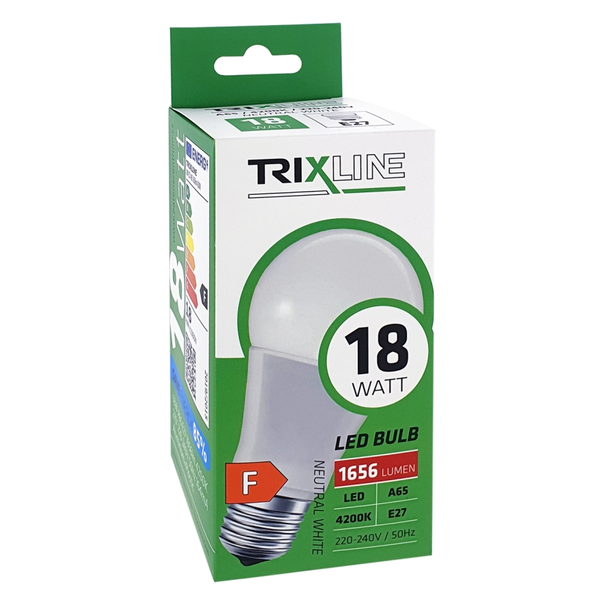 LED Lamp A65 E27/18W/230V 4200K