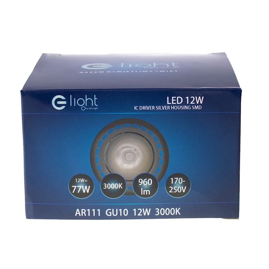 LED Lamp AR111 GU10/12W/230V 3000K