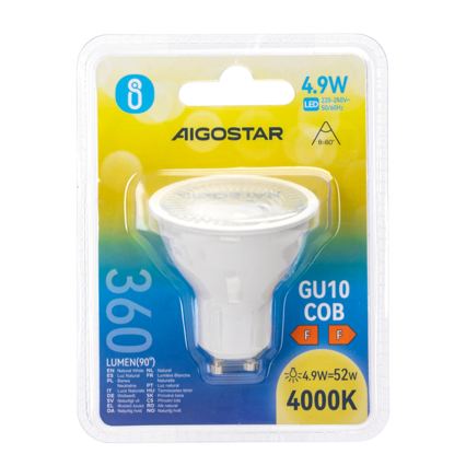 LED-lamp COB GU10/4,9W/230V 4000K - Aigostar