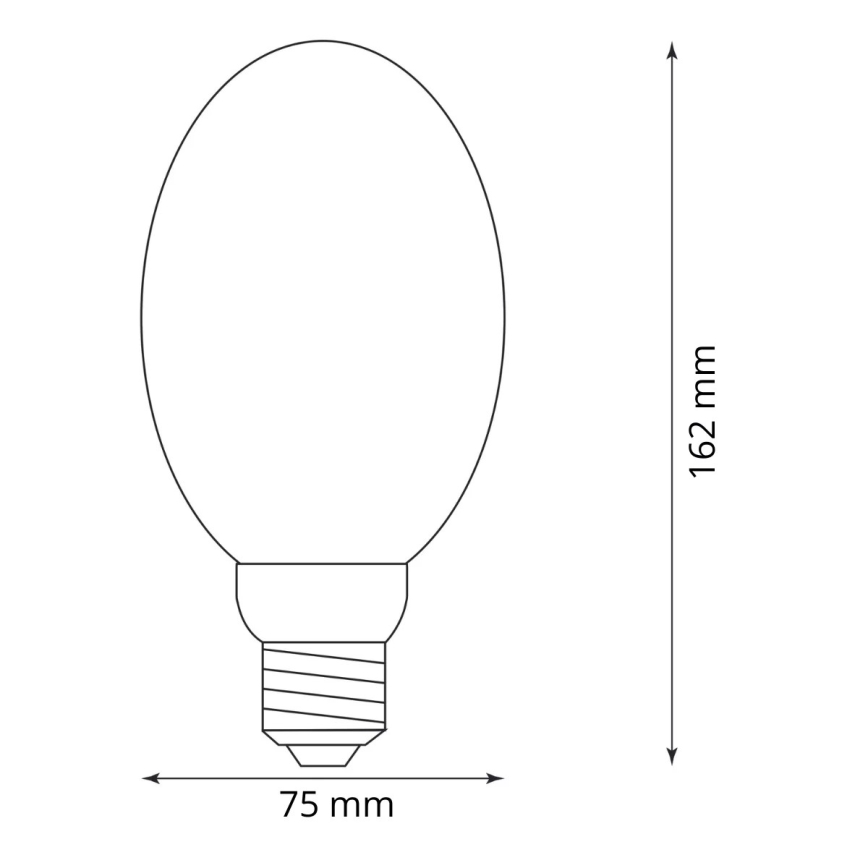 LED Lamp DECO VINTAGE B75 E27/4W/230V 1800K