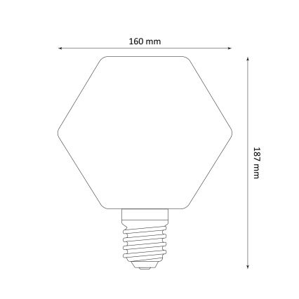 LED Lamp DECO VINTAGE E27/4W/230V 1800K