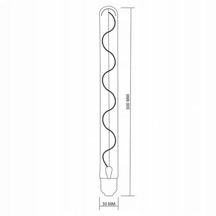 LED Lamp DECO VINTAGE FILAMENT T30 E27/4,5W/230V 2200K
