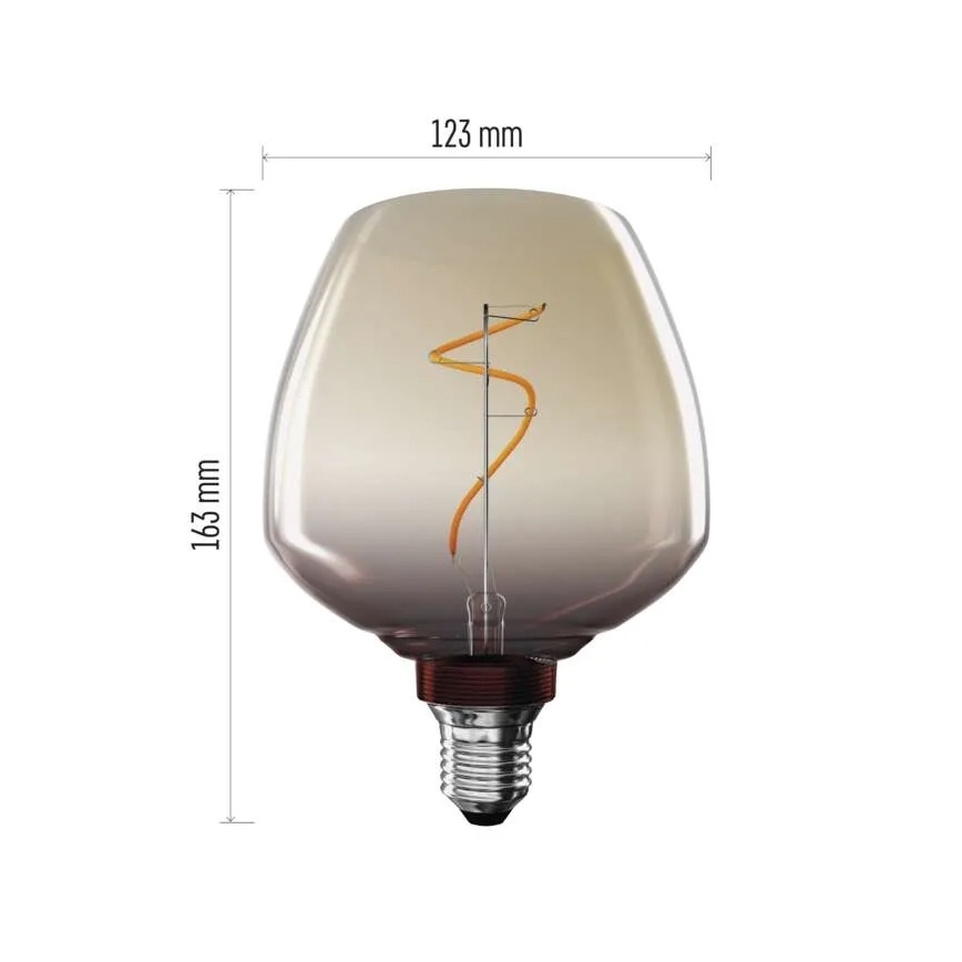 LED-lamp DECO VINTAGE S123 E27/4W/230V 1800K