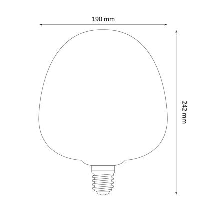 LED Lamp DECO VINTAGE S190 E27/4W/230V 1800K