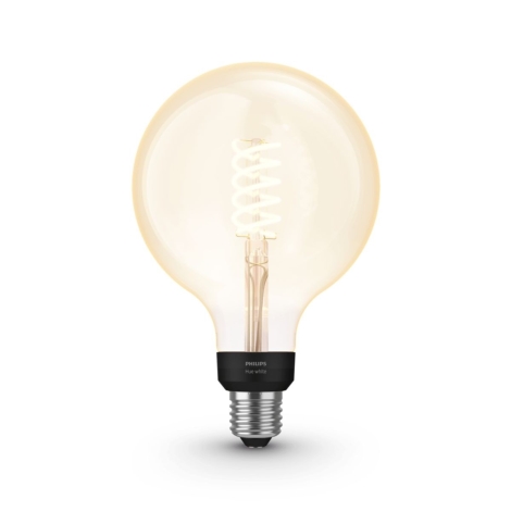 LED Lamp dimbaar Philips Hue WHITE FILAMENT G125 / 7W 2100K | Lumimania
