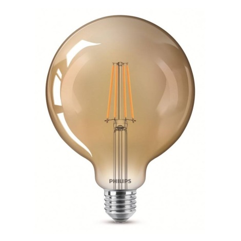LED Lamp dimbaar Philips VINTAGE E27/7W/230V 2200K