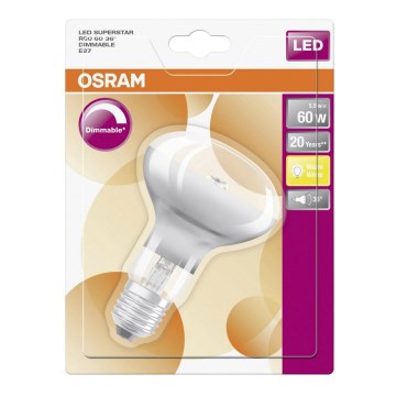 LED Lamp dimbaar RETROFIT E27/5,5W/230V 2700K - Osram