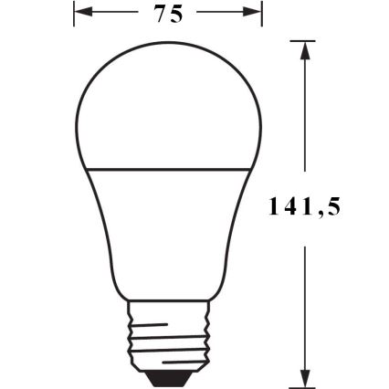 LED Lamp dimbaar SMART + E27 / 14W / 230V 2.700K-6.500K - Ledvance