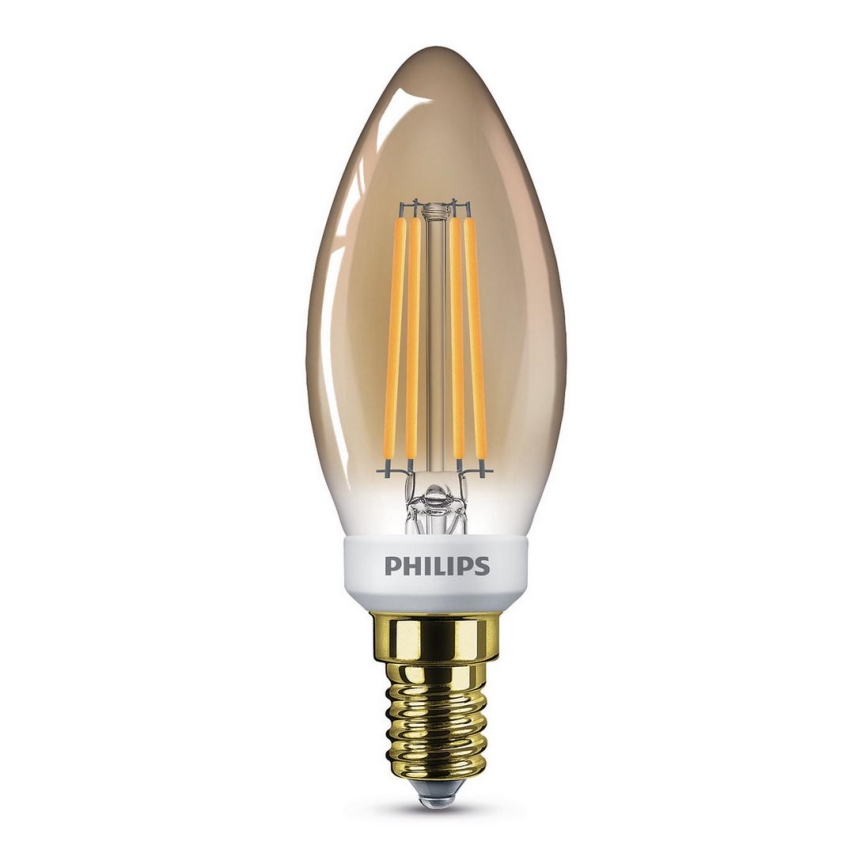 LED Lamp dimbaar VINTAGE Philips B35 E14/5W/230V