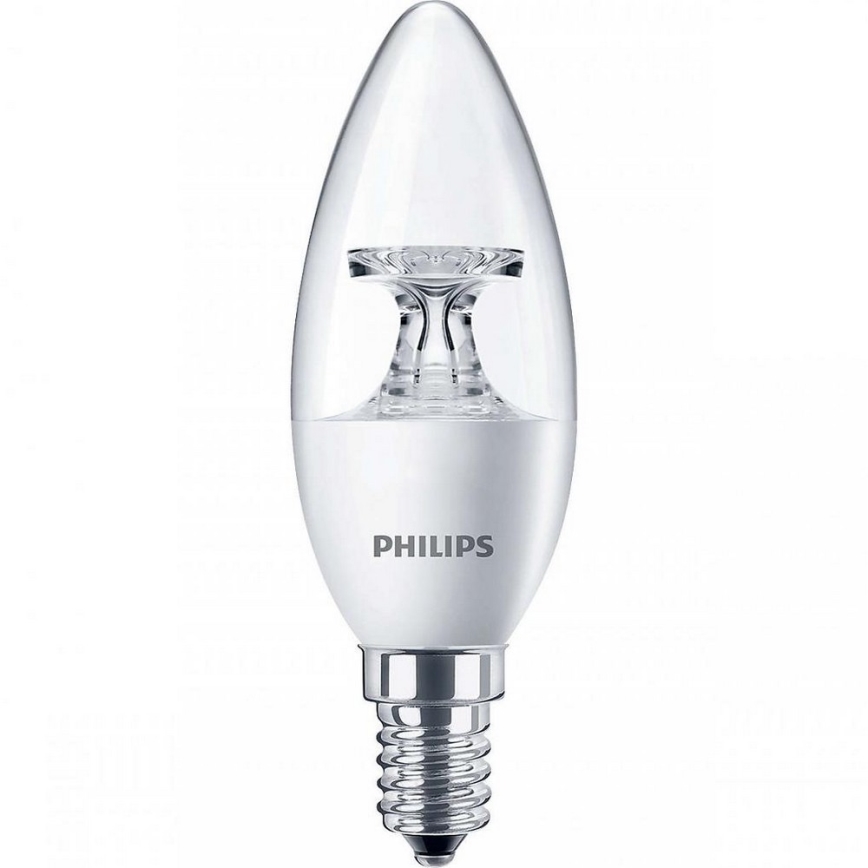 LED Lamp dimbaar WARM GLOW Philips E14/8W/230V