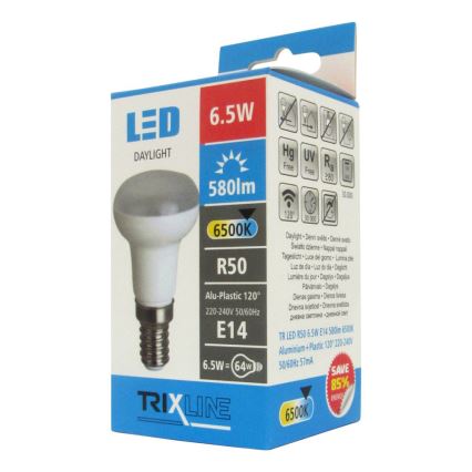 LED-lamp E14/6,5W/230V 6500K
