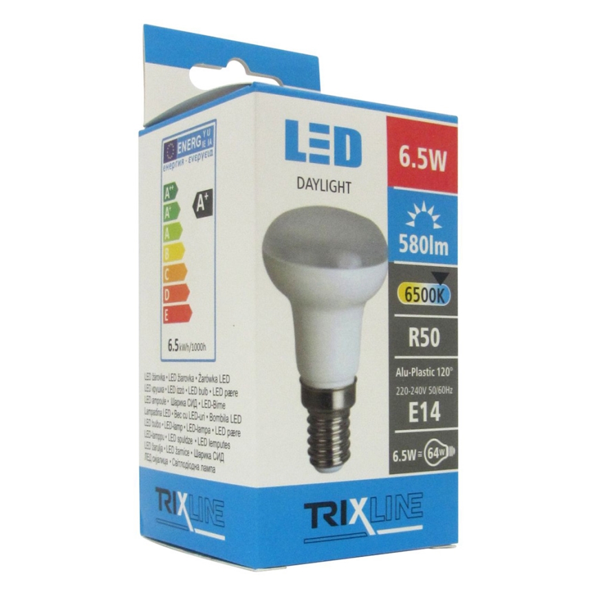 LED-lamp E14/6,5W/230V 6500K