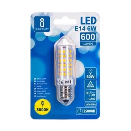 LED lamp E14/6W/230V 3000K - Aigostar