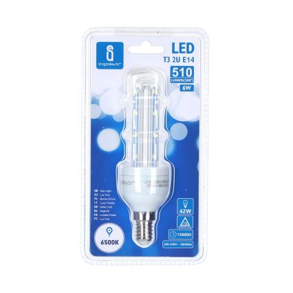 LED Lamp E14/6W/230V 6500K - Aigostar