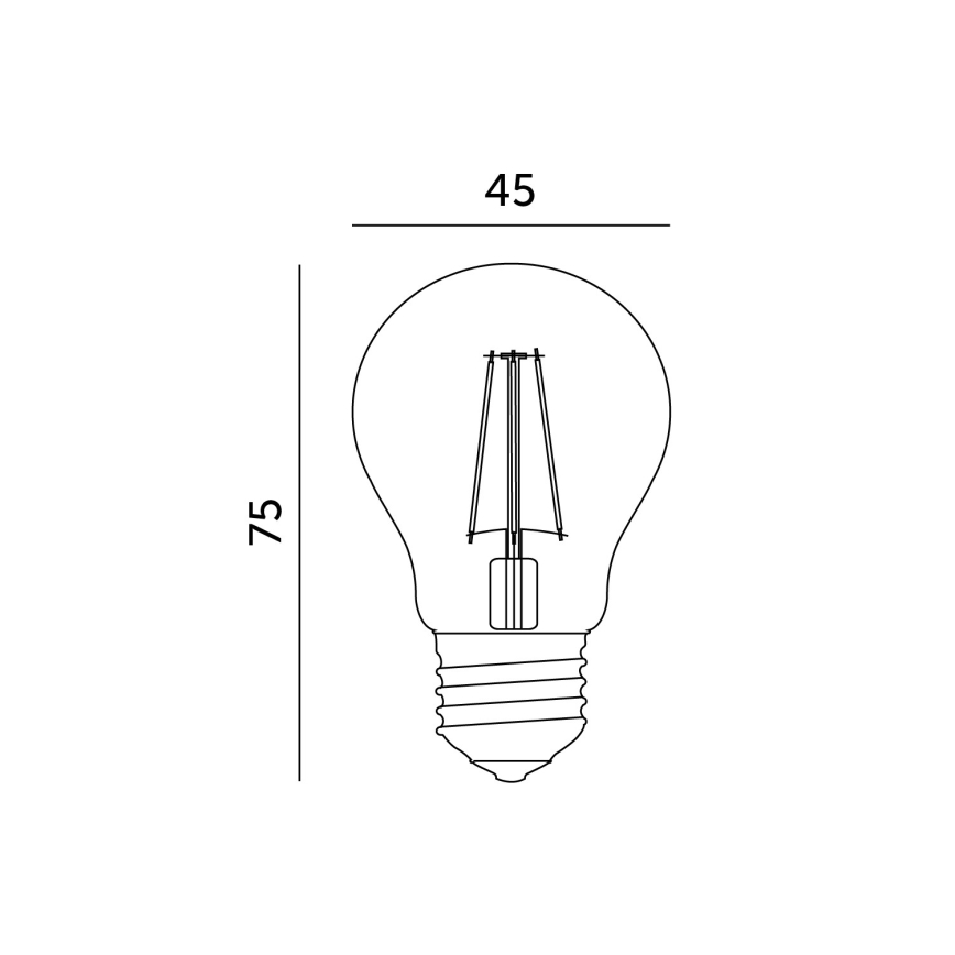 LED Lamp E27/1,3W/230V 3000K