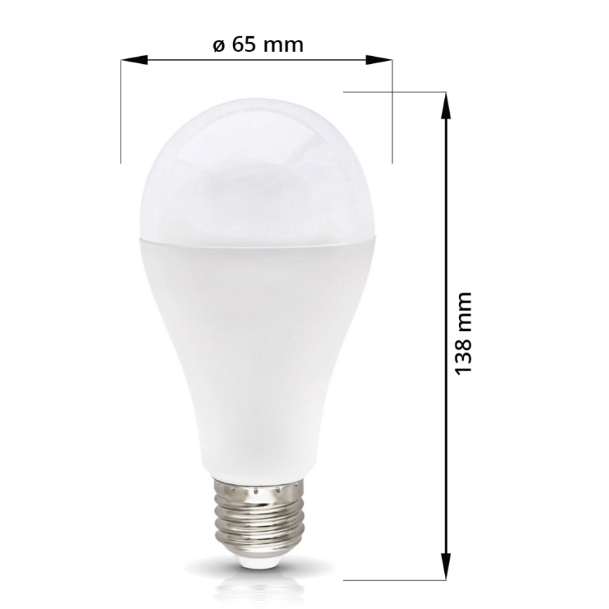 LED Lamp E27/18W/230V 4000K