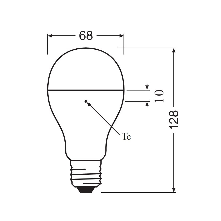 LED Lamp E27/19W/230V 2700K - Osram