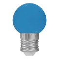 LED Lamp E27/1W/230V 5500-6500K blauw