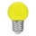 LED-lamp E27/1W/230V 5500-6500K geel
