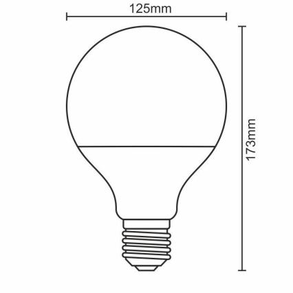 LED Lamp E27/20W/165-265V 3000K