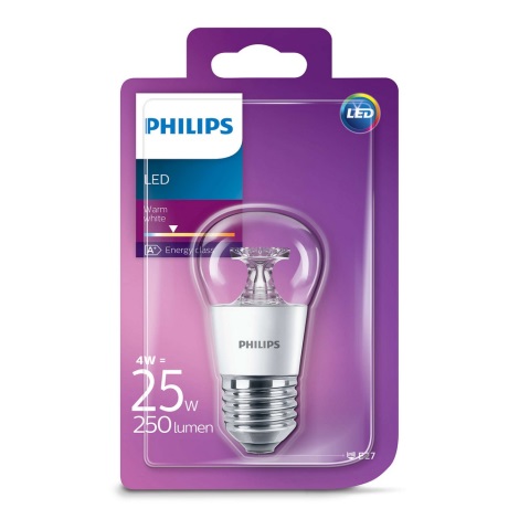LED Lamp E27/4W/230V 2700K - Philips