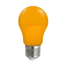 LED Lamp E27/5W/230V oranje