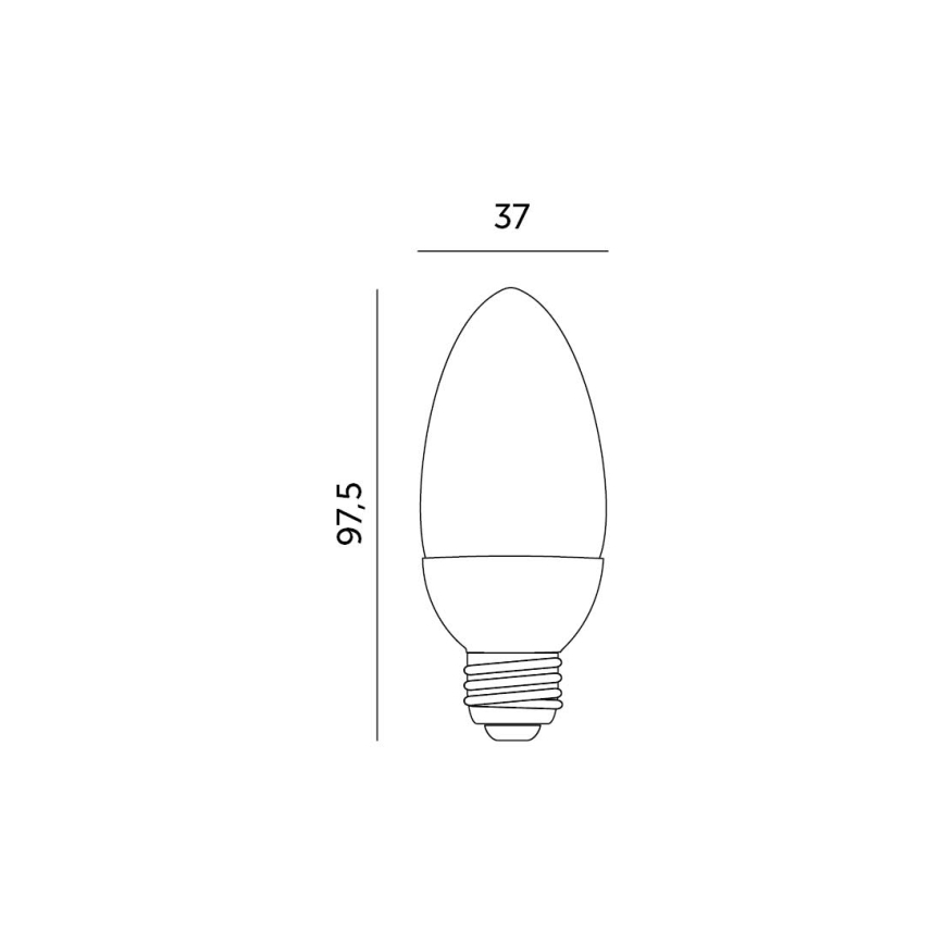 LED Lamp E27/7W/230V