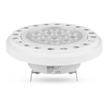 LED Lamp ECOLINE AR111 G53/12W/12V 3000K 30° wit - Brilagi