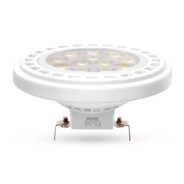 LED Lamp ECOLINE AR111 G53/12W/12V 4000K 30° wit - Brilagi
