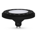 LED Lamp ECOLINE AR111 GU10/12W/230V 3000K 120° zwart - Brilagi