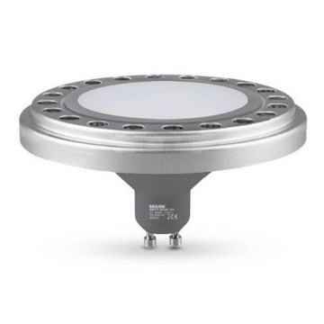 LED Lamp ECOLINE AR111 GU10/12W/230V 4000K 120° zilver - Brilagi