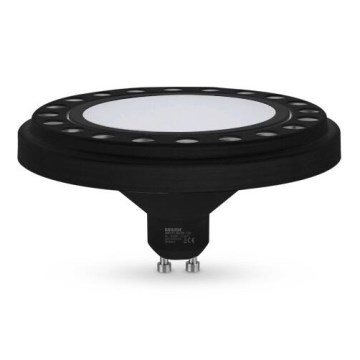 LED Lamp ECOLINE AR111 GU10/12W/230V 4000K 120° zwart - Brilagi