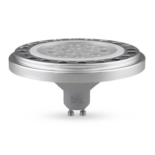 LED Lamp ECOLINE AR111 GU10/15W/230V 3000K 30° zilver - Brilagi
