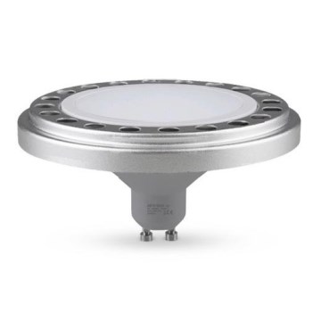 LED Lamp ECOLINE AR111 GU10/15W/230V 4000K 120° zilver - Brilagi
