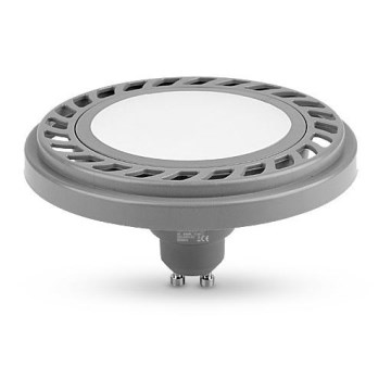 LED Lamp ECOLINE SOFT AR111 GU10/9W/230V 4000K 120° grijs - Brilagi