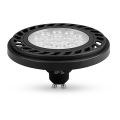 LED Lamp ECOLINE SOFT AR111 GU10/9W/230V 4000K 30° zwart - Brilagi