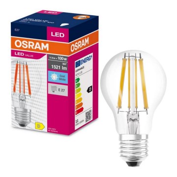 LED Lamp FILAMENT A100 E27/11W/230V 4000K - Osram