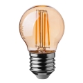 LED Lamp FILAMENT AMBER G45 E27/4W/230V 2200K