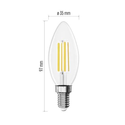LED Lamp FILAMENT E14/3,8W/230V 2700K
