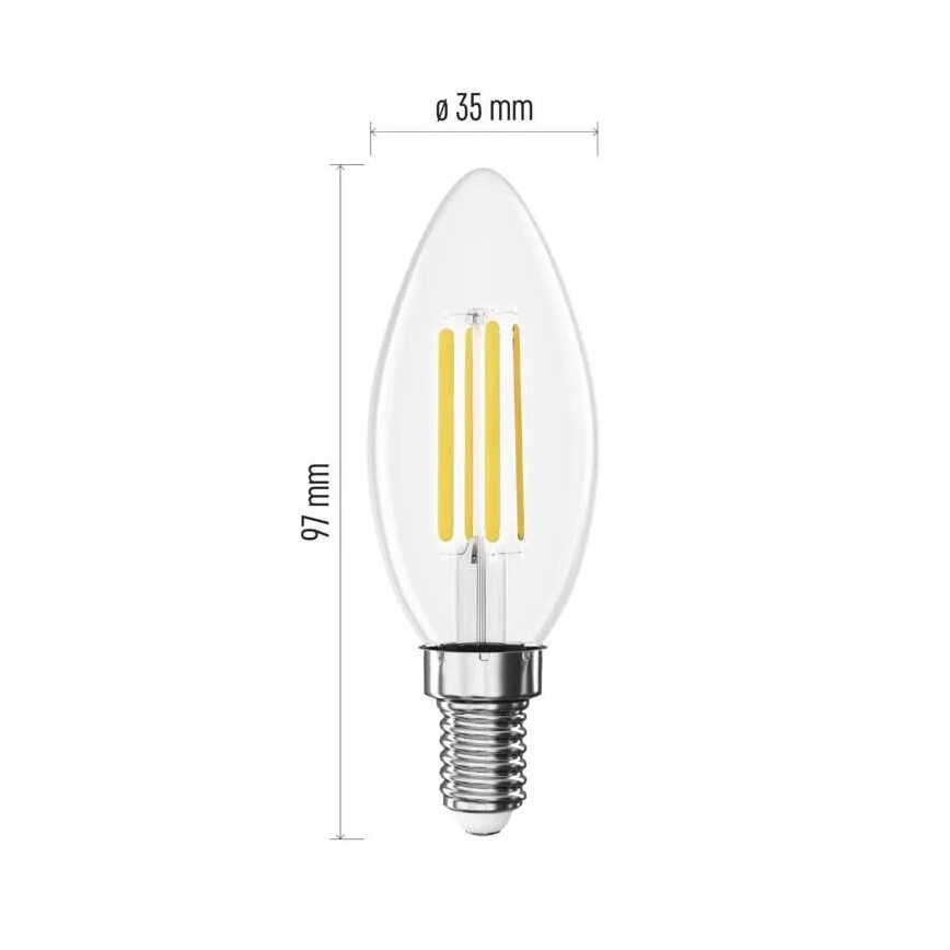 LED Lamp FILAMENT E14/3,8W/230V 2700K