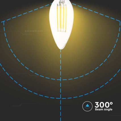 LED Lamp FILAMENT E14/4W/230V 6500K