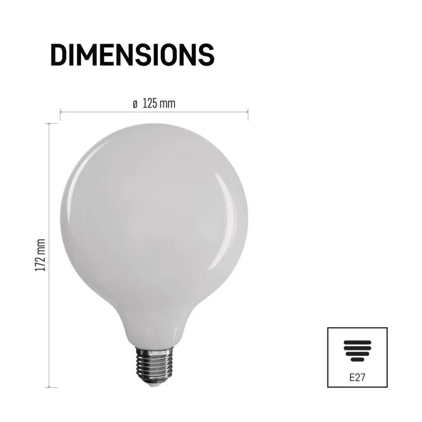 LED Lamp FILAMENT E27/18W/230V 2700K