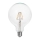 LED Lamp FILAMENT G125 E27/10W/230V 3000K