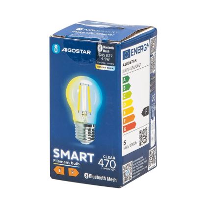 LED Lamp FILAMENT G45 E27/4,5W/230V 2700-6500K - Aigostar