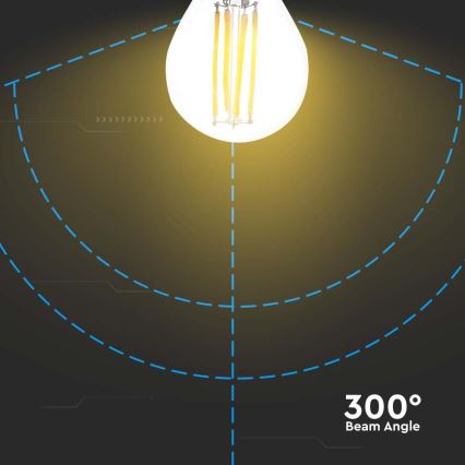 LED Lamp FILAMENT G45 E27/6W/230V 4000K