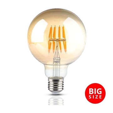 LED Lamp FILAMENT G95 E27/8W/230V 2200K