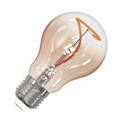 LED Lamp FILAMENT SHAPE A60 E27/4W/230V 1800K bruin